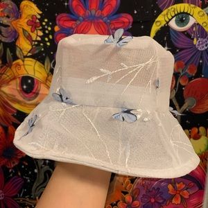 Sheer Butterfly Bucket Hat